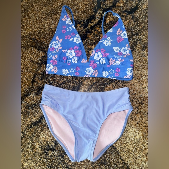 art class Other - art class Blue Floral Kids Bikini